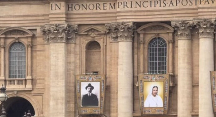 Basílica de San Pedro ya exhibe las imágenes de José Gregorio Hernández y Madre Carmen