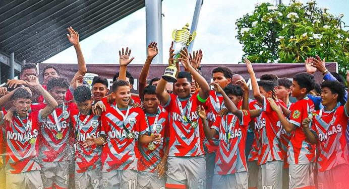 Monagas subcampeón nacional sub15 del torneo de selecciones municipales 2025