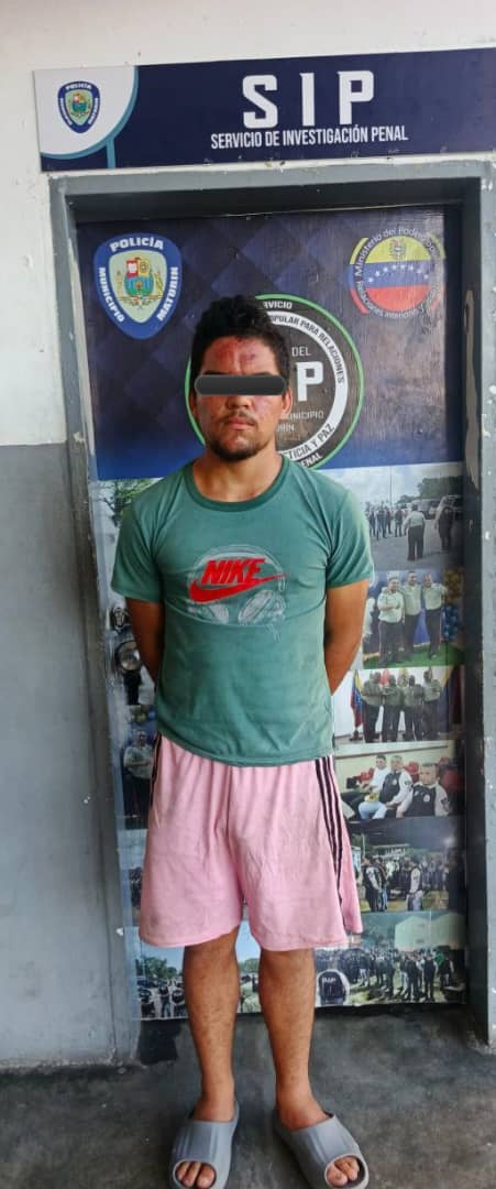Polimaturín detuvo a un sujeto por agredir a funcionario policial 1 Detenido