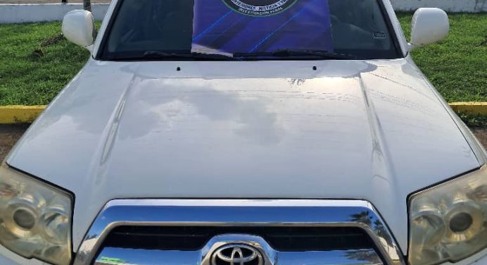 SIP Polimaturín retuvo vehículo requerido por un tribunal