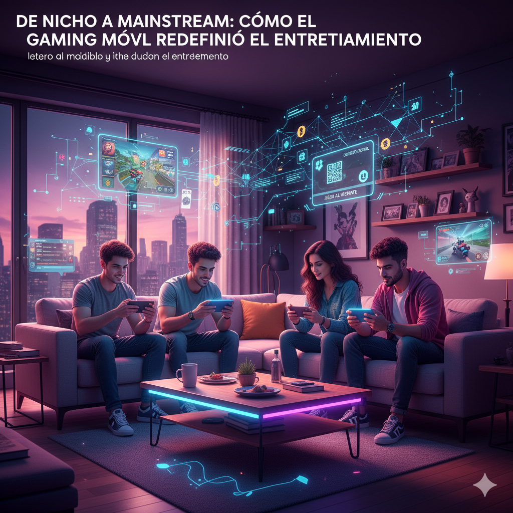 De nicho a mainstream: Cómo el gaming móvil redefinió el entretenimiento