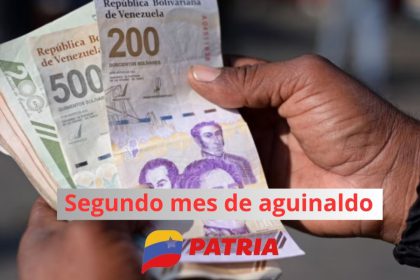 segundo mes de aguinaldos