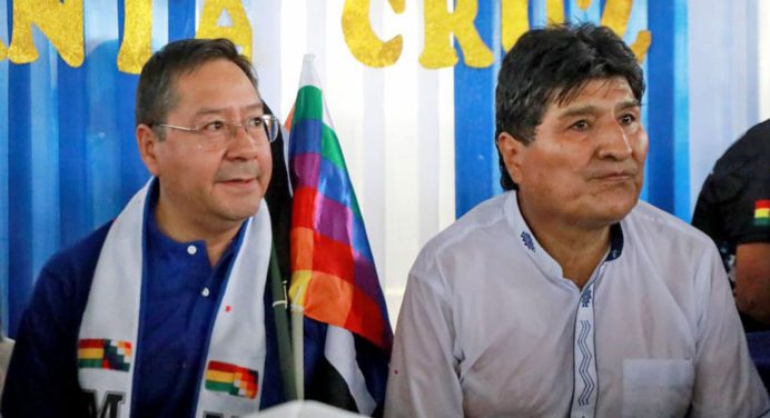 Arce culpa a Evo Morales por los fracasos de su gestión