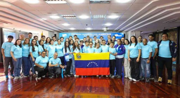 Venezuela dice presente en la Olimpiada Mundial de Robótica 2025 en Singapur