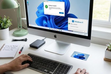 Las PC organizadas comienzan con unidades de respaldo y una licencia