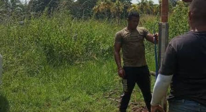 132 familias favorecidas con reactivación de pozo en el sector Sabana II de Punceres
