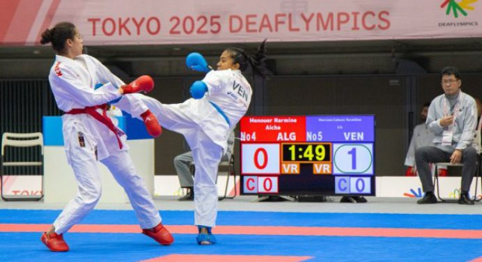 Monaguense Alejandra Philips logra diploma sordolímpico en Tokio