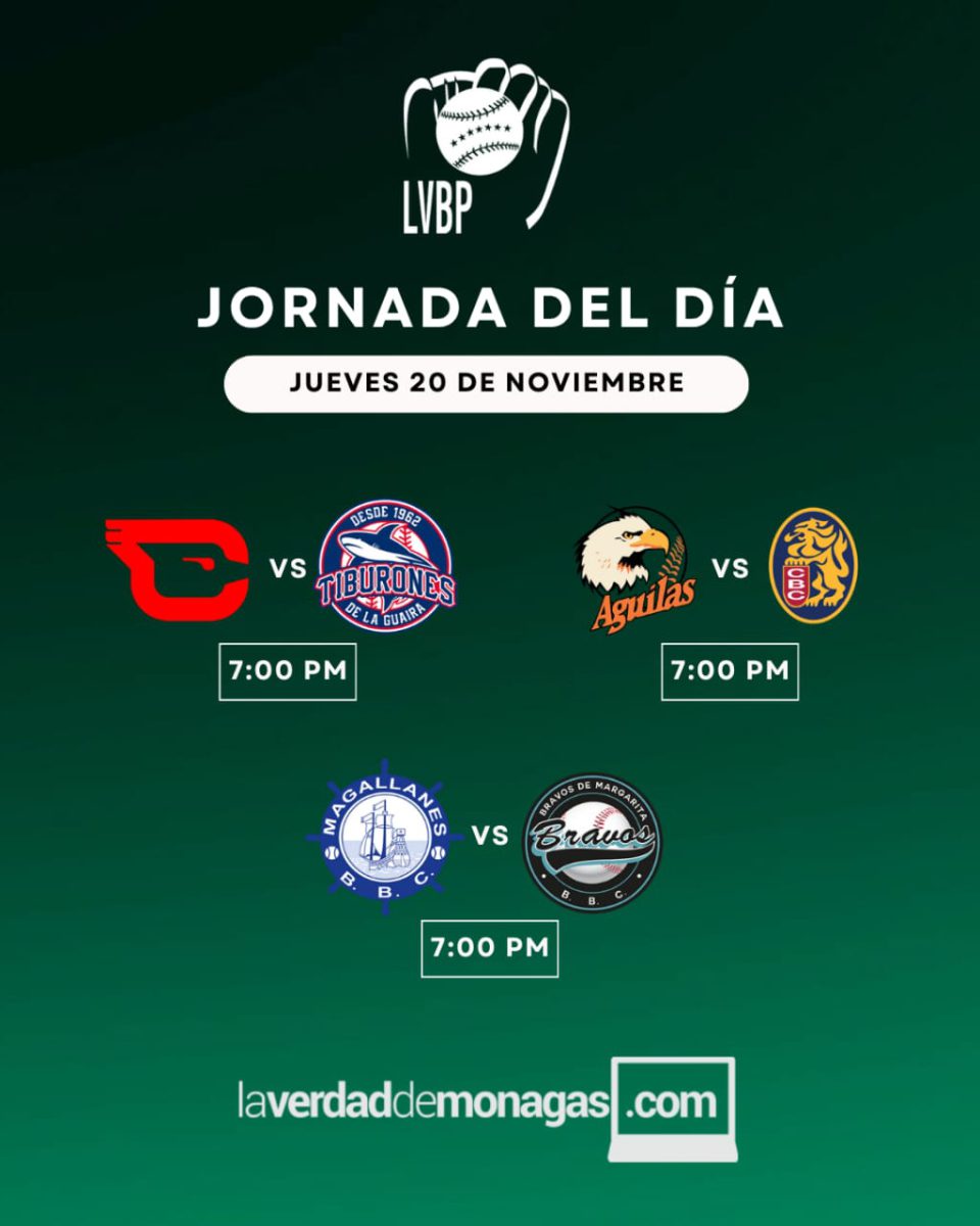 LVBP: jornada del jueves 20 de noviembre y posiciones del béisbol venezolano 3 WhatsApp Image 2025 11 20 at 10.47.25 AM 1