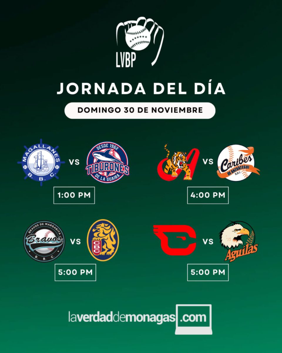 LVBP: Jornada de este domingo, resultados y posiciones del béisbol venezolano 3 WhatsApp Image 2025 11 30 at 11.24.17 AM 1