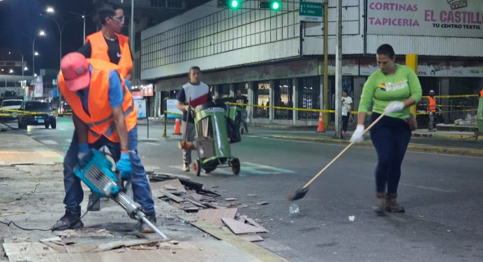 Inició la segunda etapa del proyecto de unificación de aceras