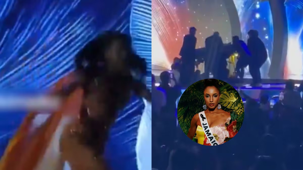 Fuerte caída de Miss Jamaica en la preliminar de Miss Universo (+video)