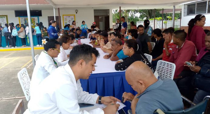 Más de 6 mil personas favorecidas en mega jornada asistencial en El Furrial