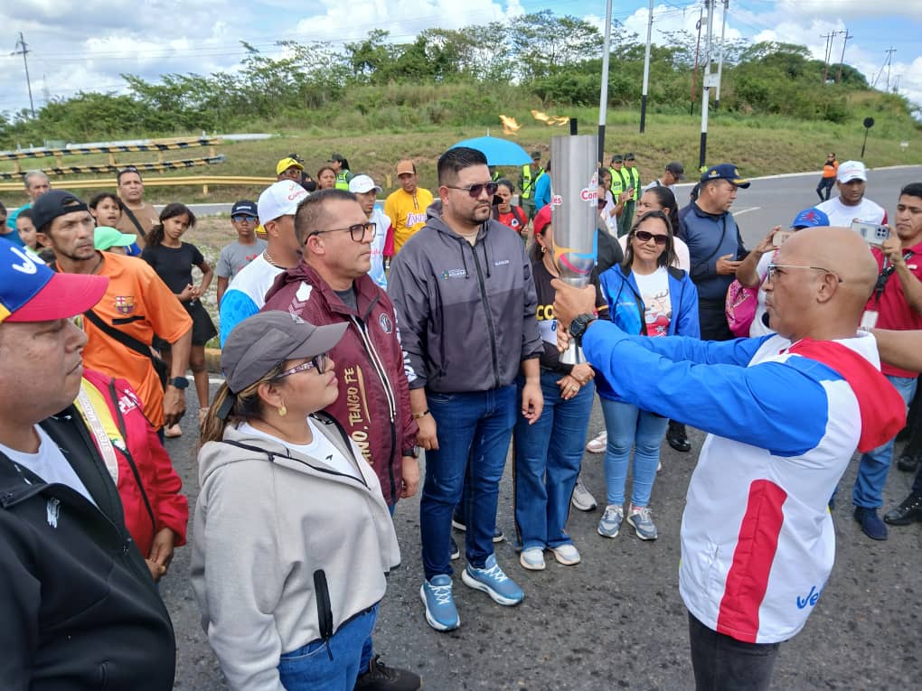 Monagas recibió el fuego patrio de los Juegos Nacionales Comunales 2025 2 fuego2 1