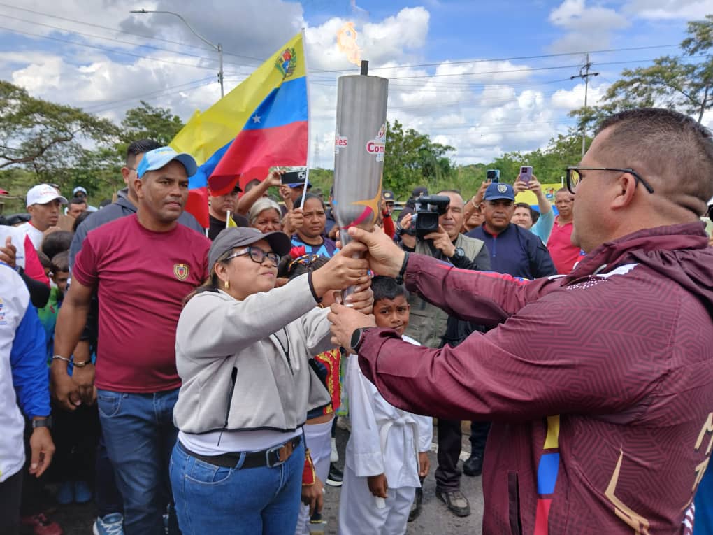 Monagas recibió el fuego patrio de los Juegos Nacionales Comunales 2025 4 fuego4