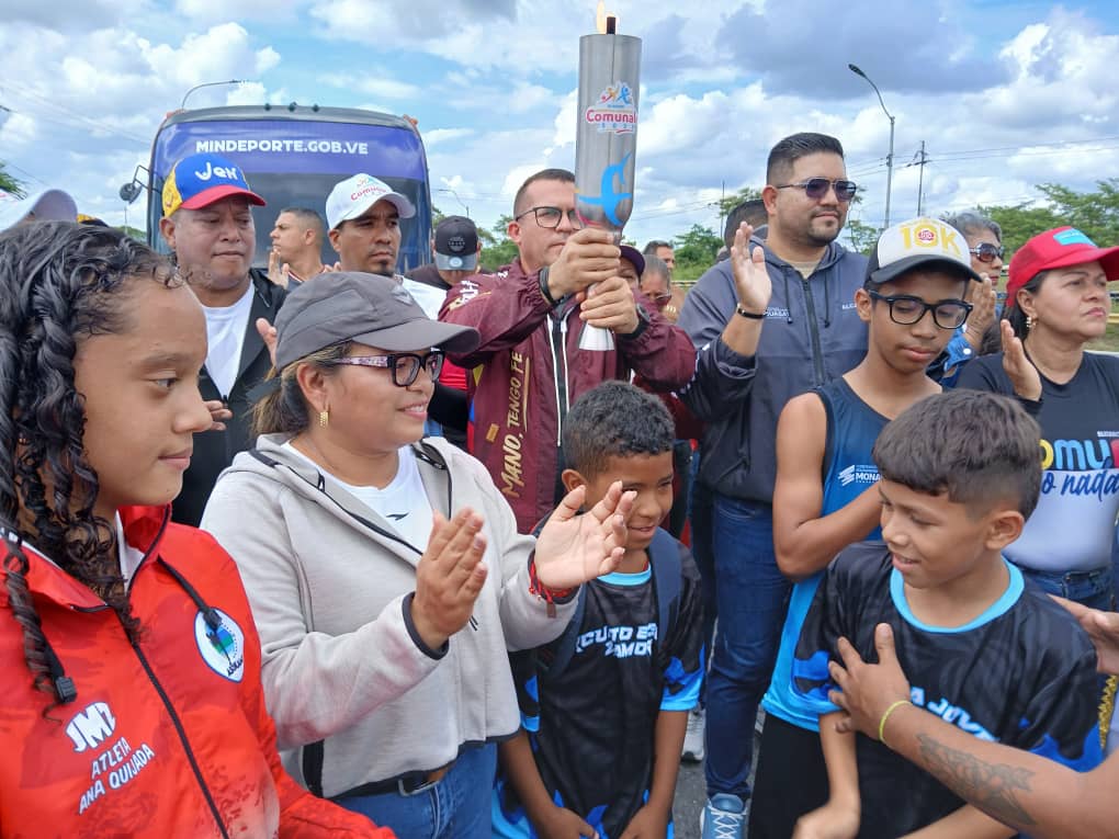Monagas recibió el fuego patrio de los Juegos Nacionales Comunales 2025 5 fuego5