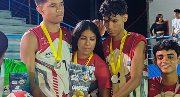 Monagas se alzó con medallas de oro y bronce en nacional de Voleibol de playa sub18