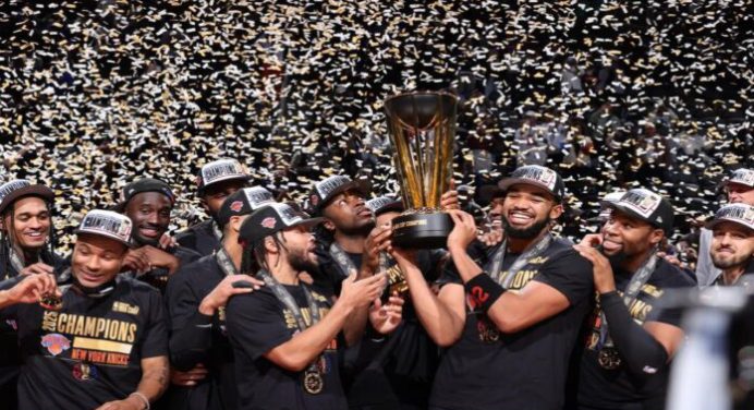 Los Knicks se proclamaron campeones de la NBA Cup