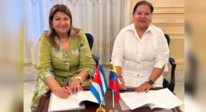 Cuba y Venezuela firman acuerdo para fortalecer protección de las mujeres