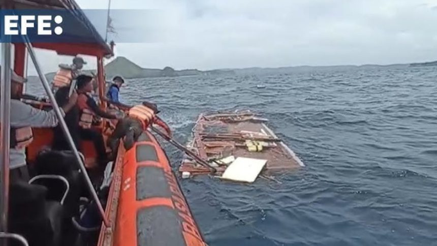 Indonesia retoma la búsqueda de un español y sus tres hijos tras naufragio 1 Indonesia