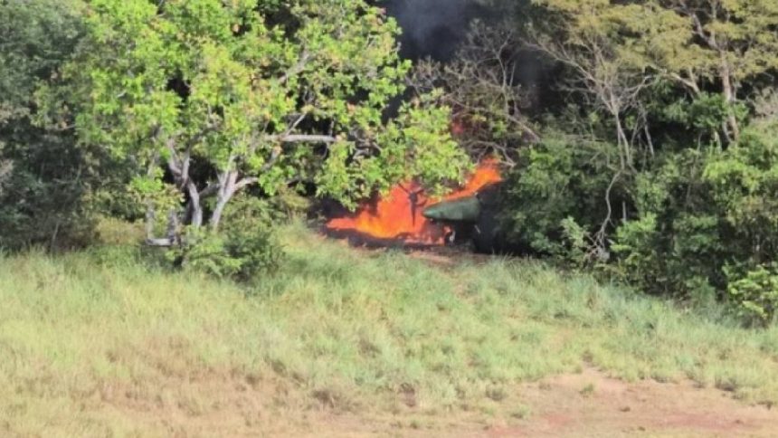 FANB destruye aeronave oculta en zona fronteriza con Colombia 1 aeronave