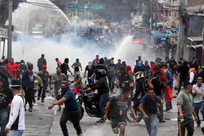 Protesta en Honduras