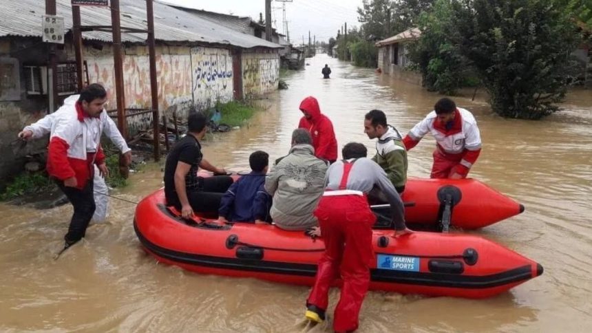 Inundaciones en el sur de Irán