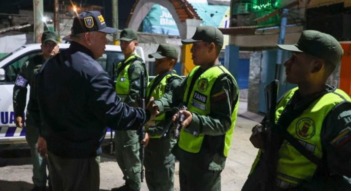 Ministro Cabello supervisó despliegue de seguridad en Miranda