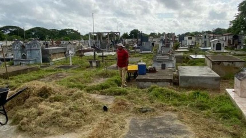 Realizan trabajos de mantenimiento en el cementerio de Uracoa 1 mantenimiento