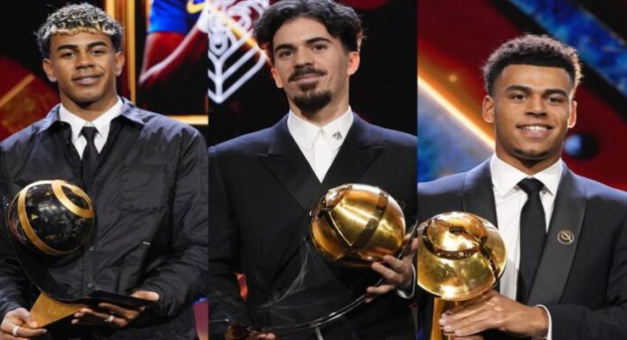 ¡Aquí están los ganadores de los premios Globe Soccer Awards!