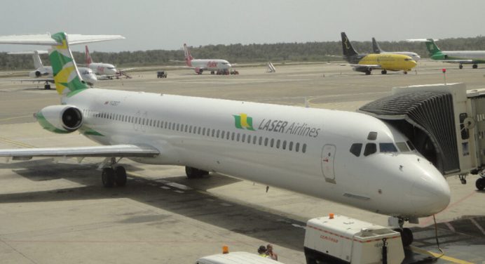 Laser suspendió vuelos a Madrid hasta el 3 de diciembre