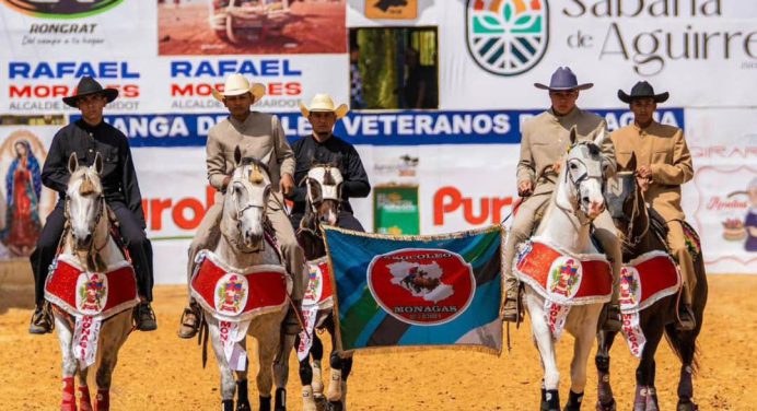 Monagas quedó octava entre 25 delegaciones en el nacional de coleo categoría C