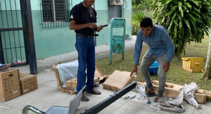 80% de avance tiene climatización y mejoras Hospital Tipo I de Uracoa