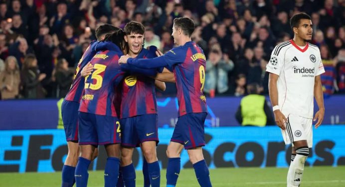 Remontada del Barcelona ante el Frankfurt por la Champions