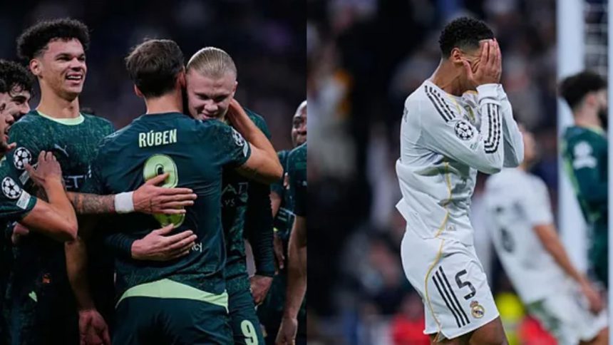 Real Madrid cayó en el Bernabéu ante el Manchester City por la Champions 1 El Madrid perdió frente al City.