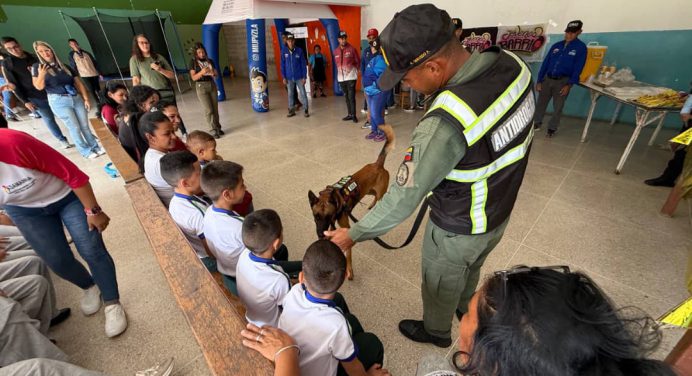 Prevención del Delito llevó alegría a más de 30 niños de cuatro casas de abrigo