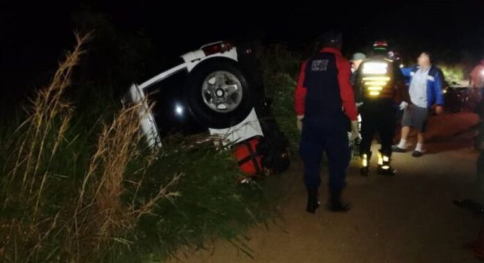Alcalde de Libertador, Carlos Requena resultó ileso tras accidente de tránsito