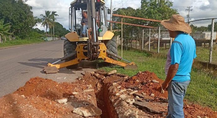 Avanzan trabajos del nuevo acueducto en La Candelaria