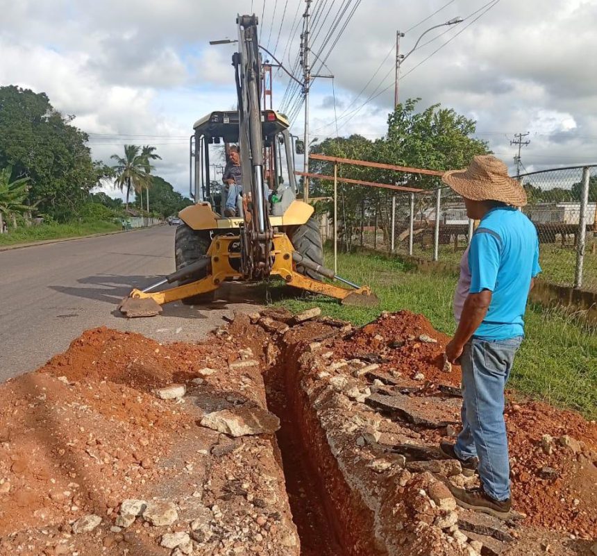 Avanzan trabajos del nuevo acueducto en La Candelaria 1 acueducto