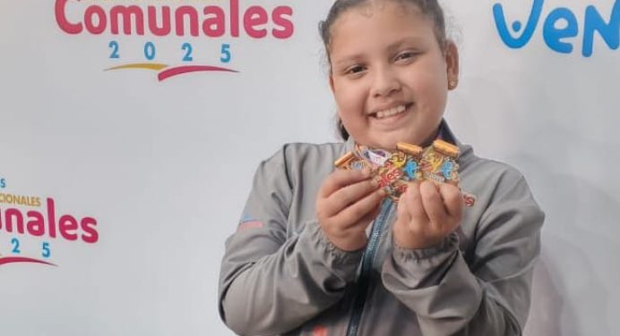 Gabriela Infante gana otras tres doradas para Monagas en los Juegos Comunales