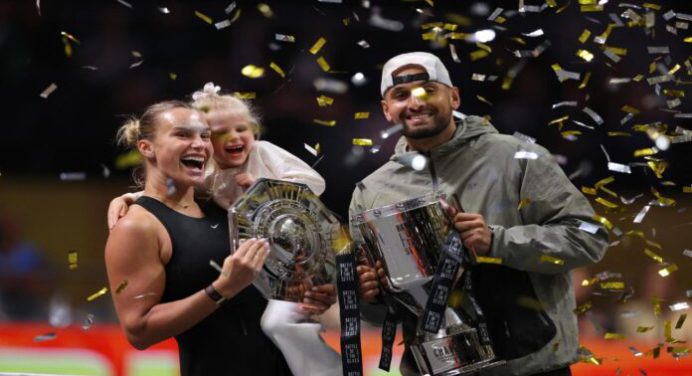 Kyrgios le ganó la batalla de los sexos a Sabalenka