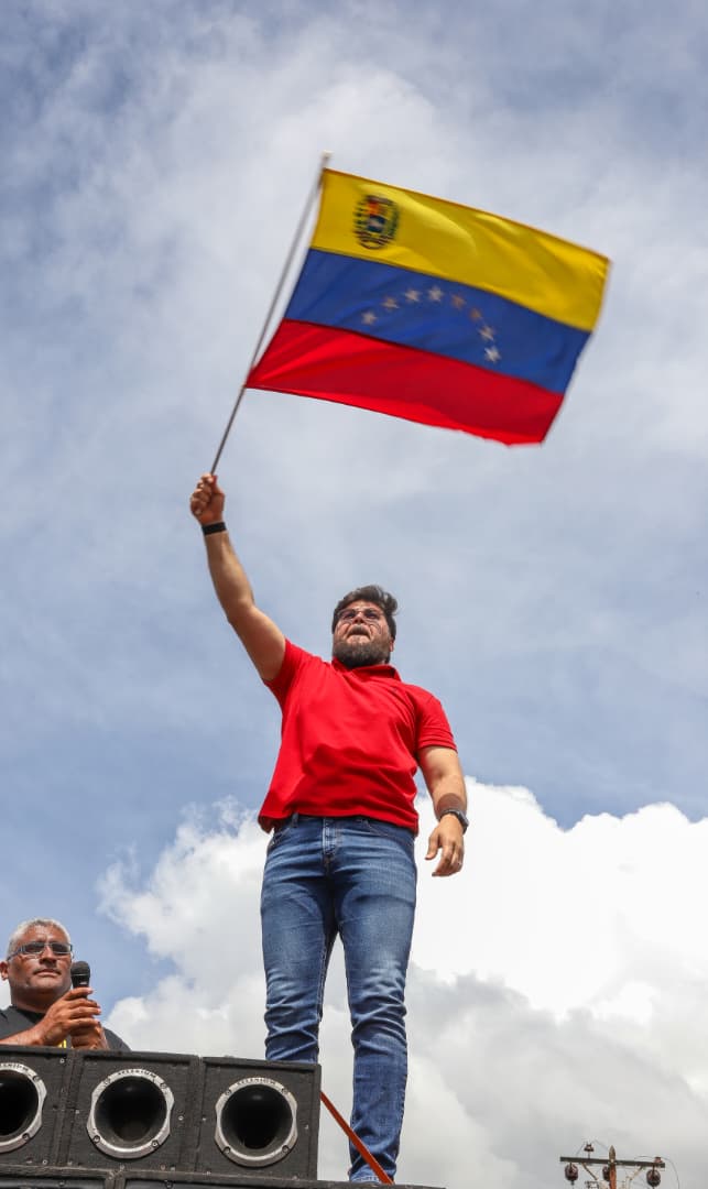 Monagas alza su voz contra la piratería del imperialismo 3 marcha3 1