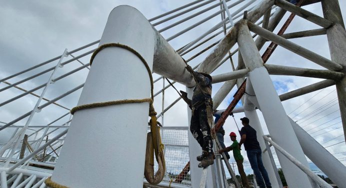 Inicia cuarta fase de trabajos en pasarela de la avenida Bella Vista