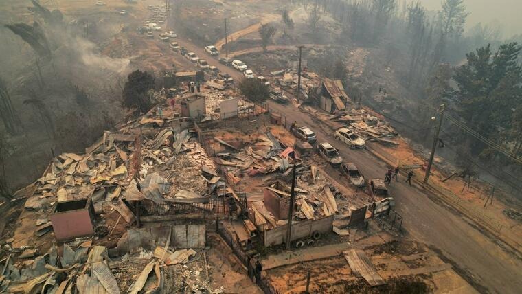 incendios en Chile