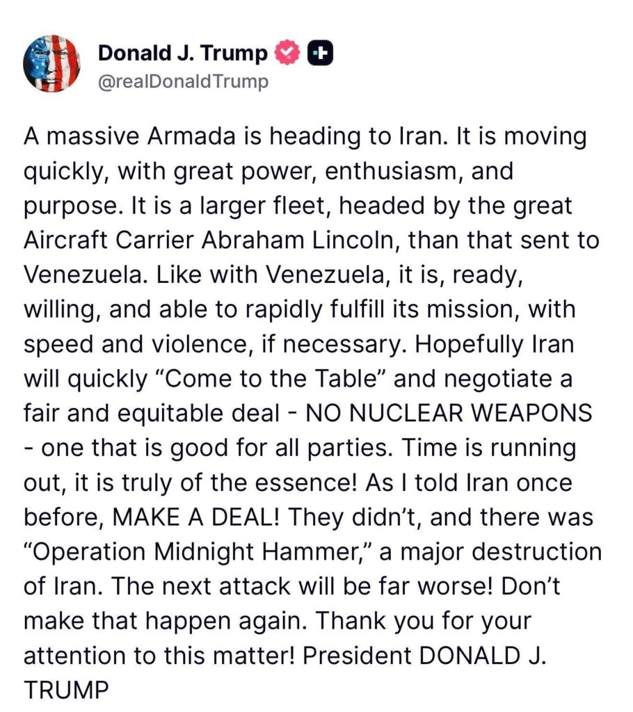 Trump advierte: Flota de barcos está lista para responder a Irán 2 Flota de barcos