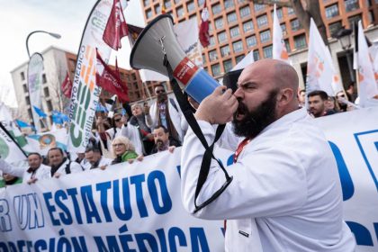 Huelga de médicos en Madrid