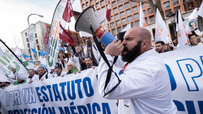 Huelga de médicos en Madrid