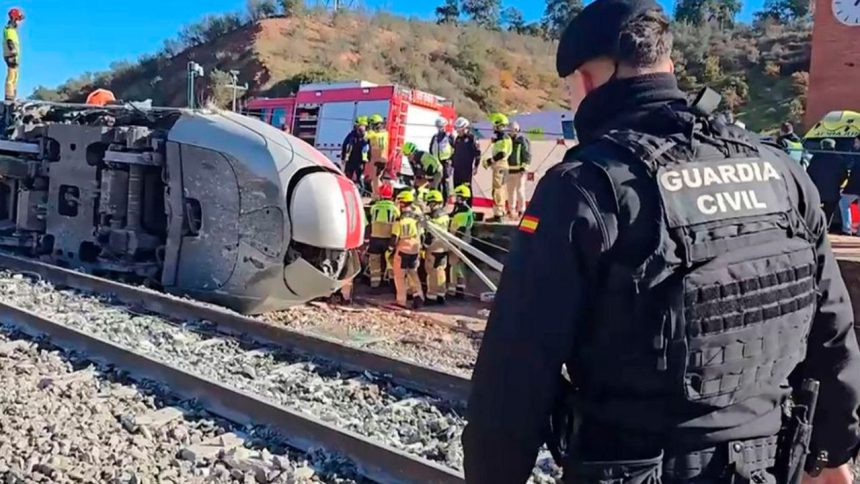 En aumento la cifra de muertos en el accidente de tren en España: Hoy llegan a 43 1 accidente de tren