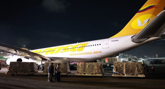 Venezuela recibe 23 toneladas de insumos médicos para pacientes nefrológicos