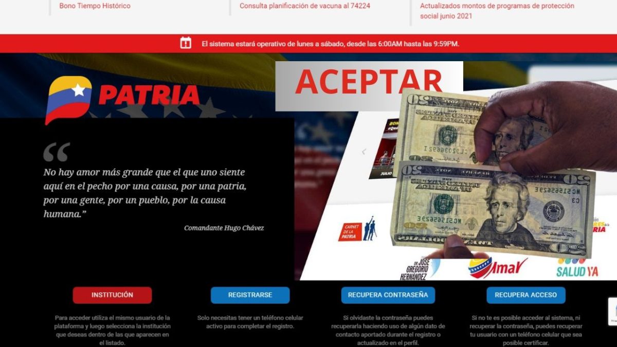 Cambio de fecha del BONO 