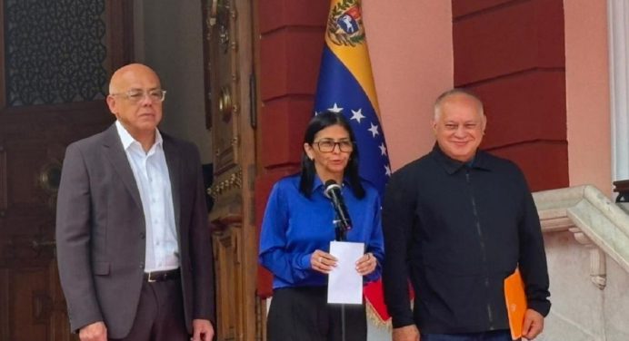 Delcy Rodríguez afirma que van 406 liberaciones y que vendrán más